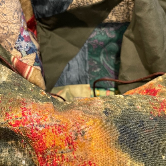 Tye Dye Boho Hippie Chic Beachy Reversible Hobo Cloth Bag Tote - Picture 6 of 10